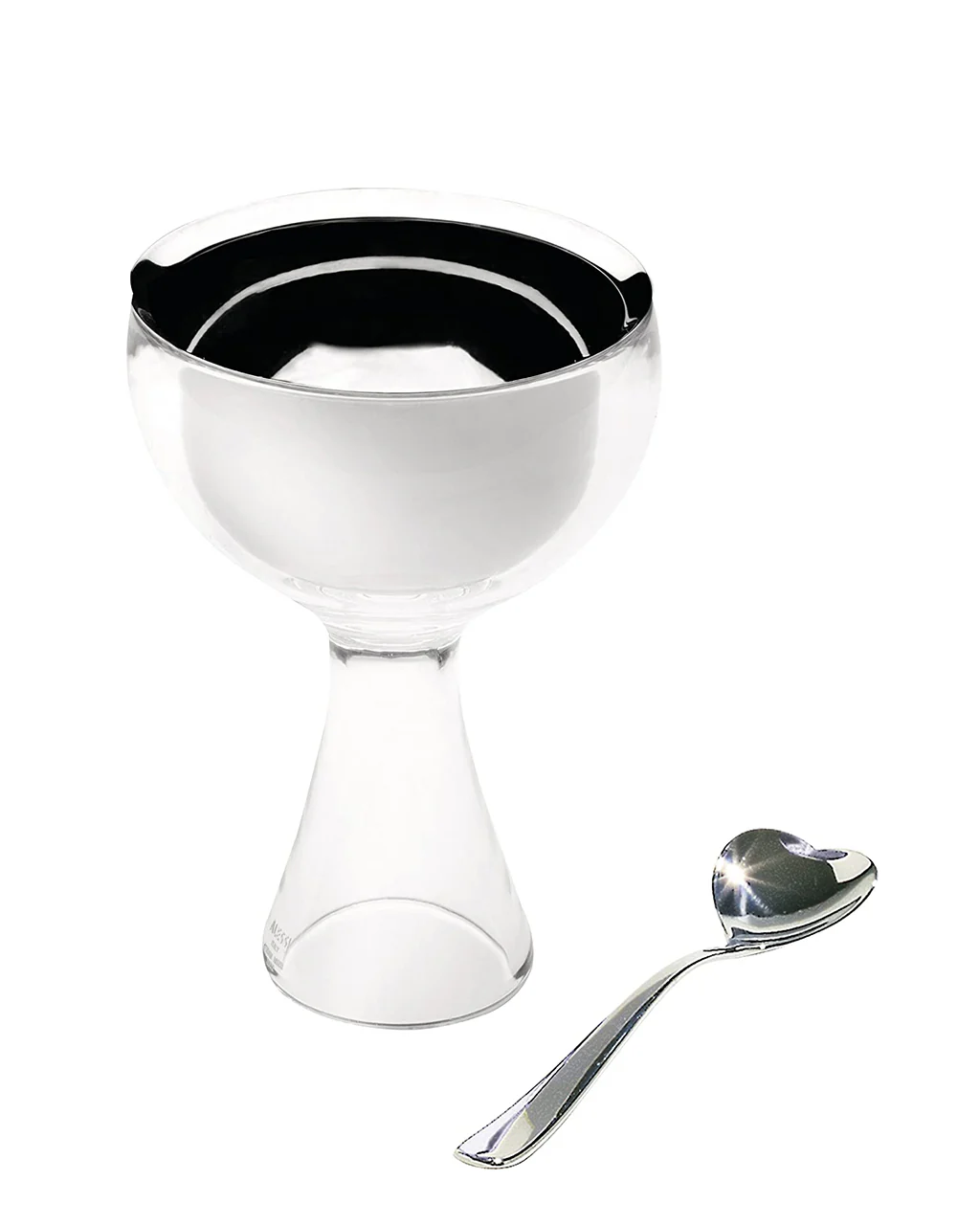 ALESSI Big Love, Glass Bowl with Spoon - Image 3