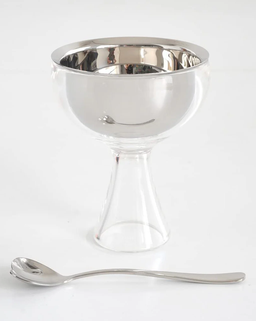 ALESSI Big Love, Glass Bowl with Spoon - Image 4