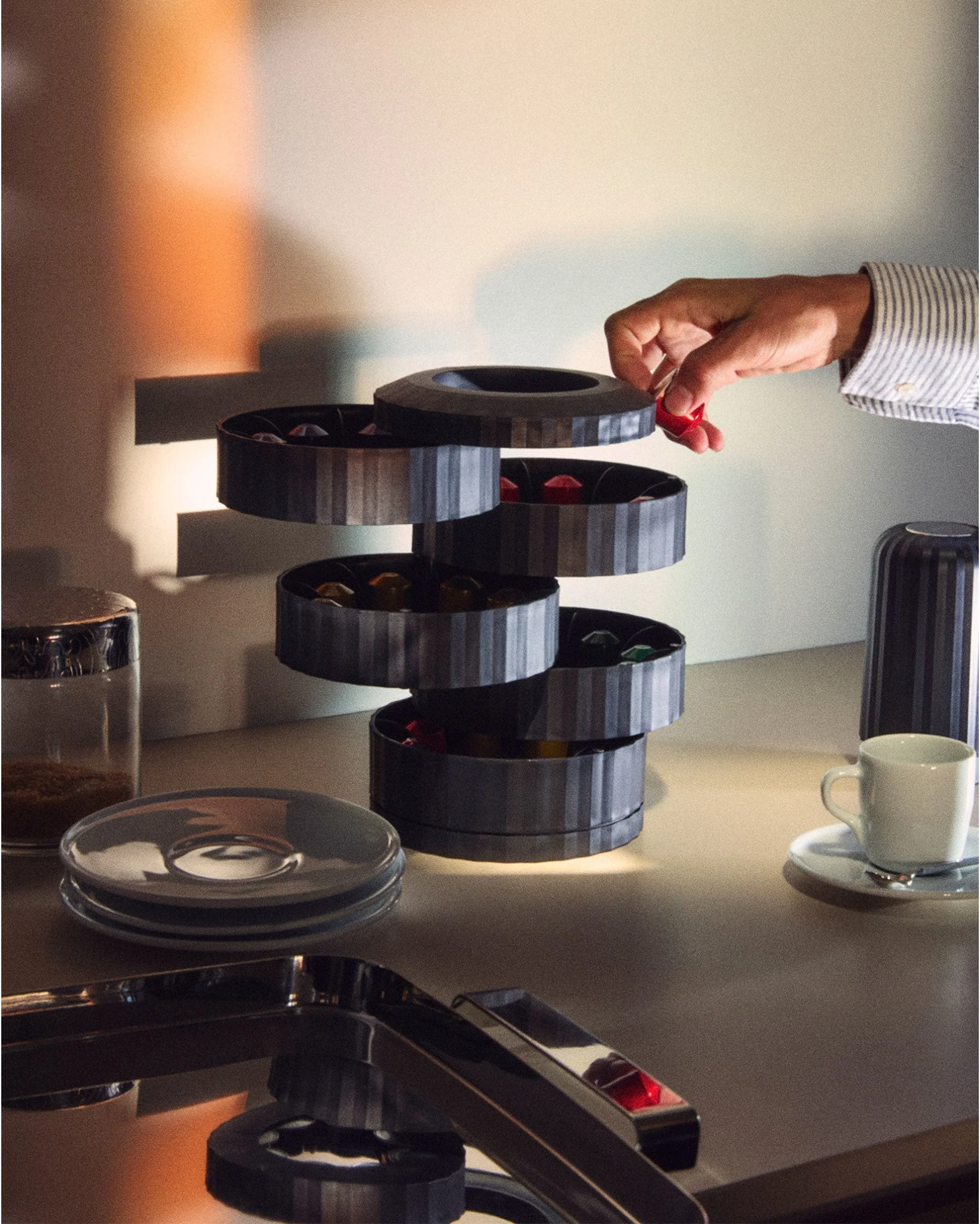Alessi Plisse Capsule Holder - Image 3