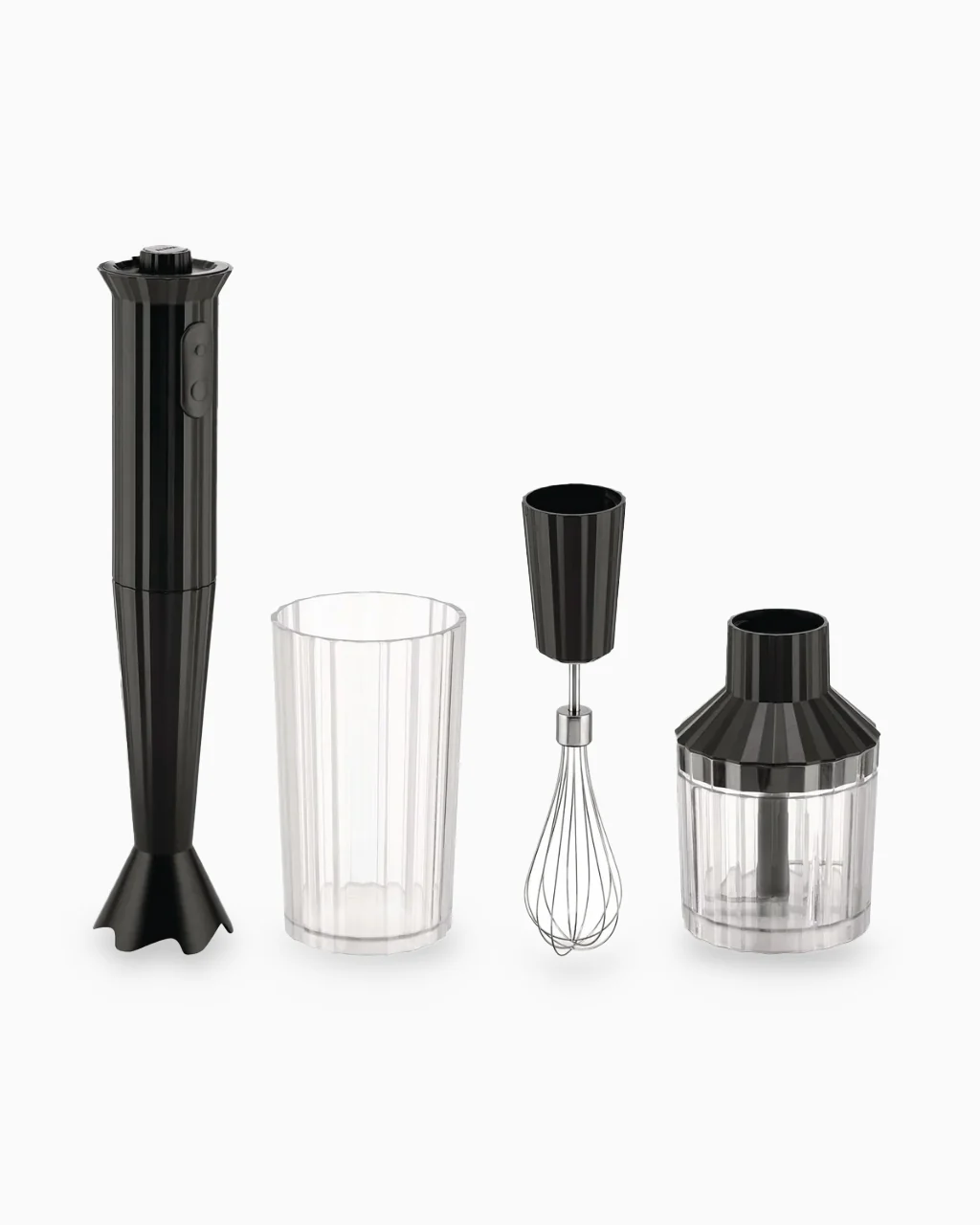 ALESSI Plissé Hand Blender & Whisk Set - Image 3