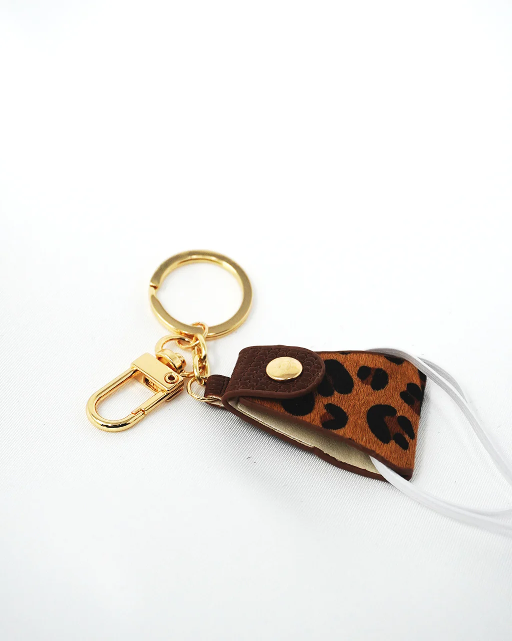 Animal Print Face Cover Holder Key Chain - Image 3