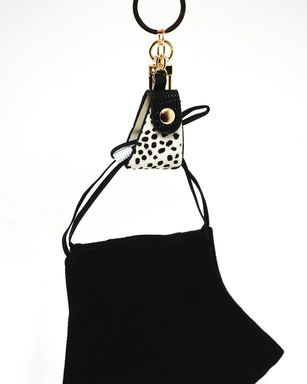 Animal Print Face Cover Holder Key Chain - Image 5