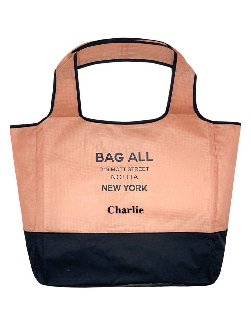 bag-all Folding Shopping Bag, Zipper Pocket Pouch - Image 5