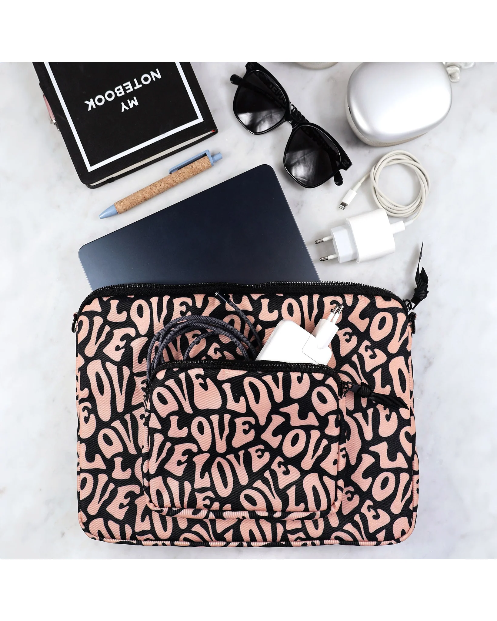 bag-all Laptop Case, Charger Pocket 13" - Image 2