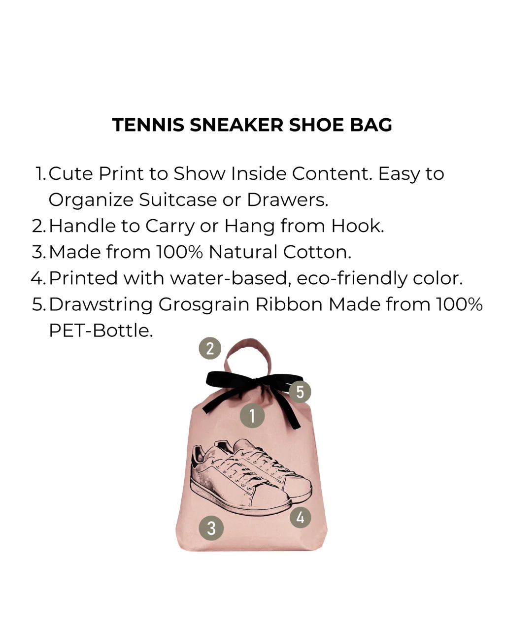 bag-all Tennis Sneaker Shoe Bag - Image 5