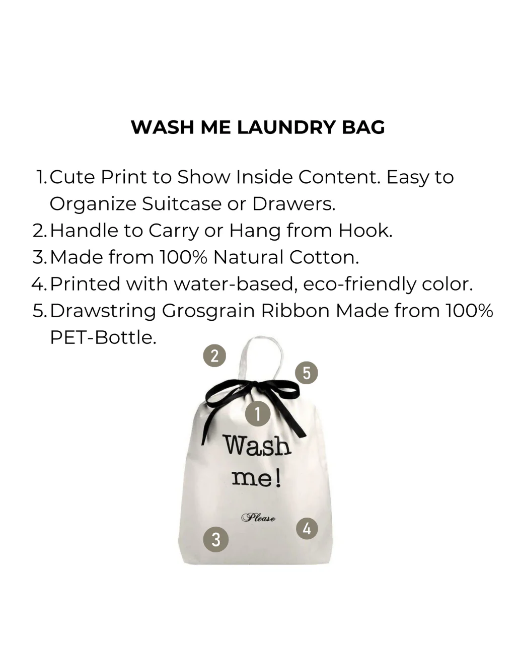 bag-all Wash Me, Laundry Bag - Image 5