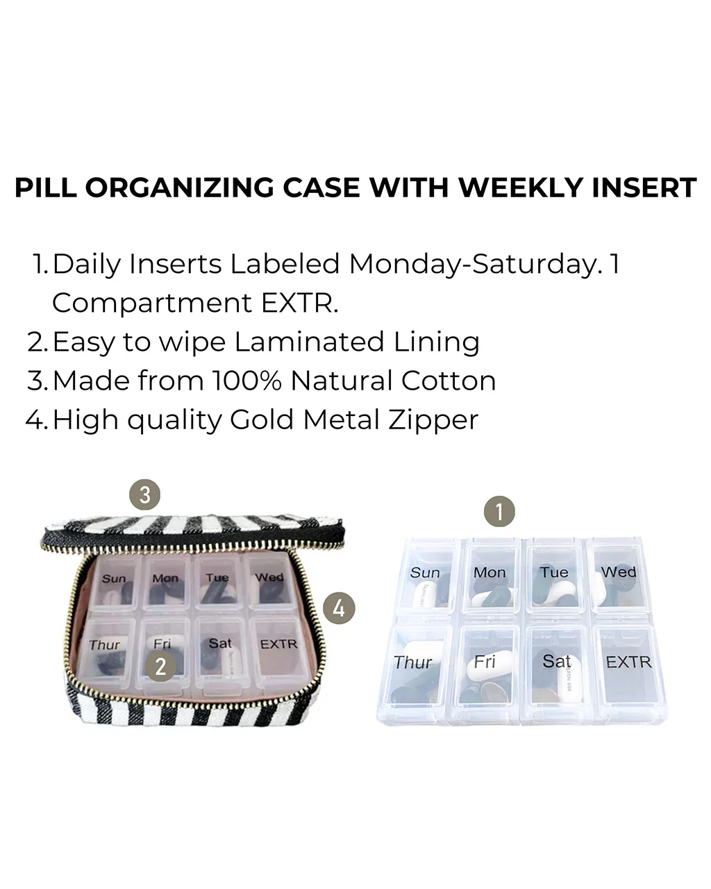 bag-all Weekly Pill Organizing Case - Image 6