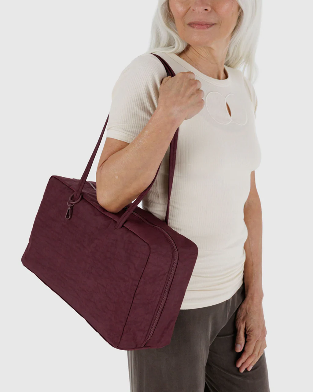 Baggu Medium Nylon Bowler Bag - Image 8