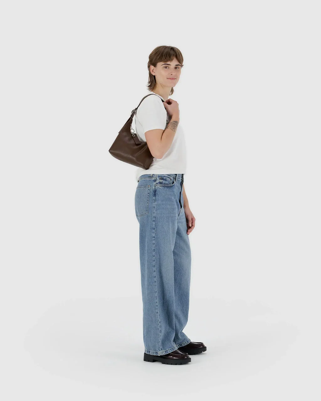 Baggu Mini Recycled Leather Shoulder Bag - Image 14