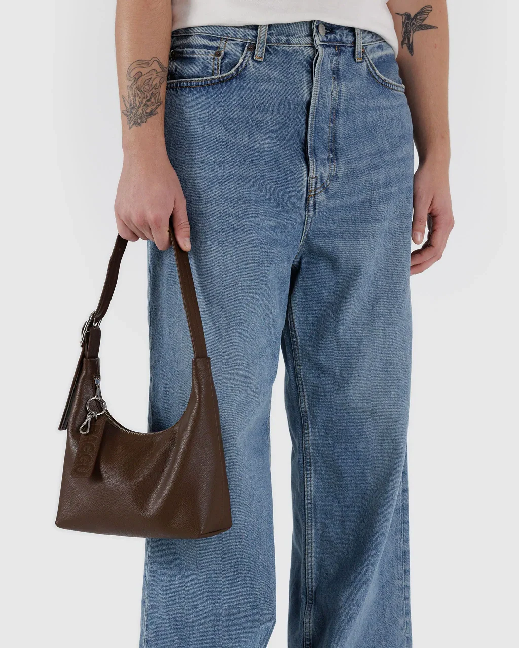 Baggu Mini Recycled Leather Shoulder Bag - Image 15