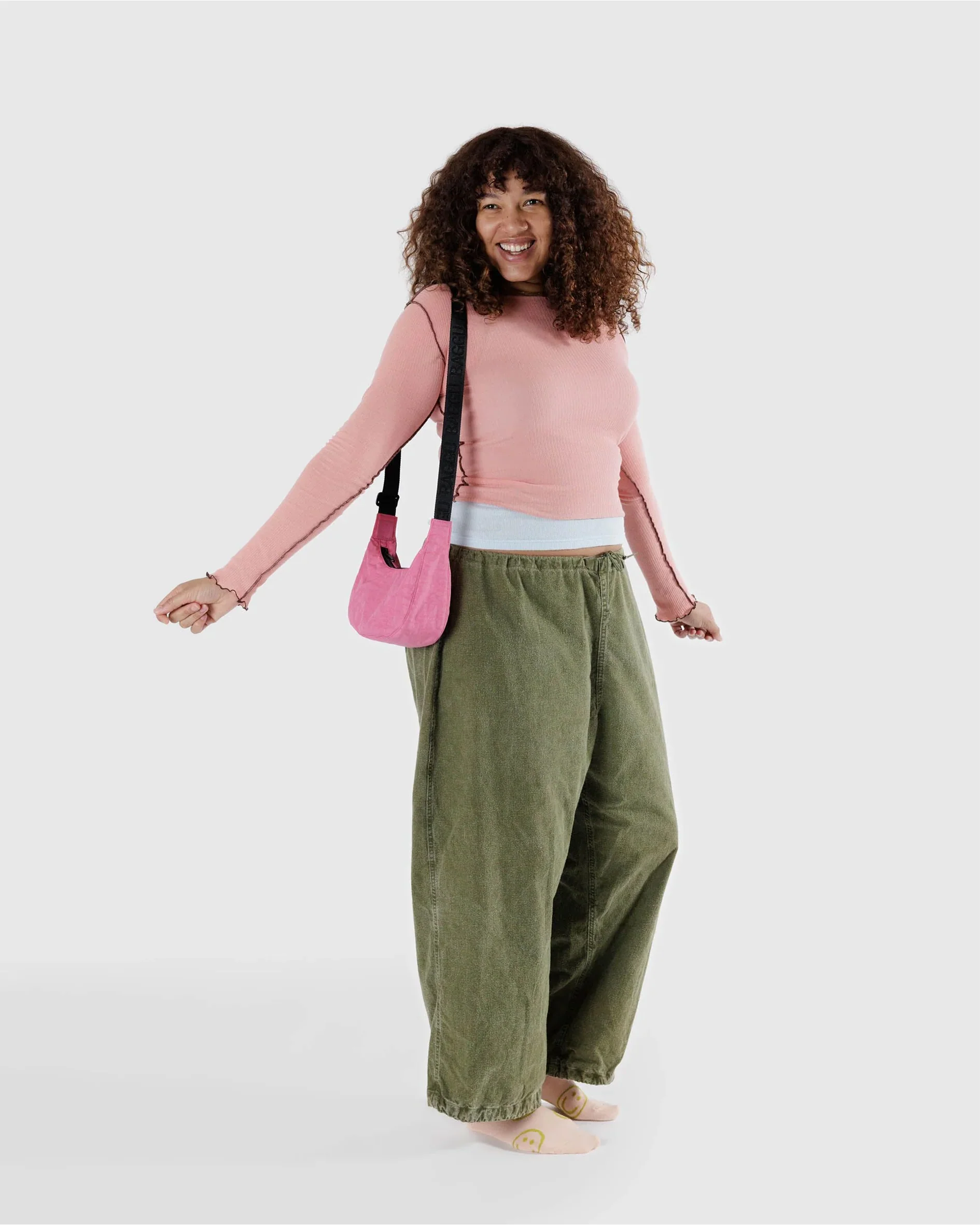 Baggu Small Nylon Crescent Bag - Image 2