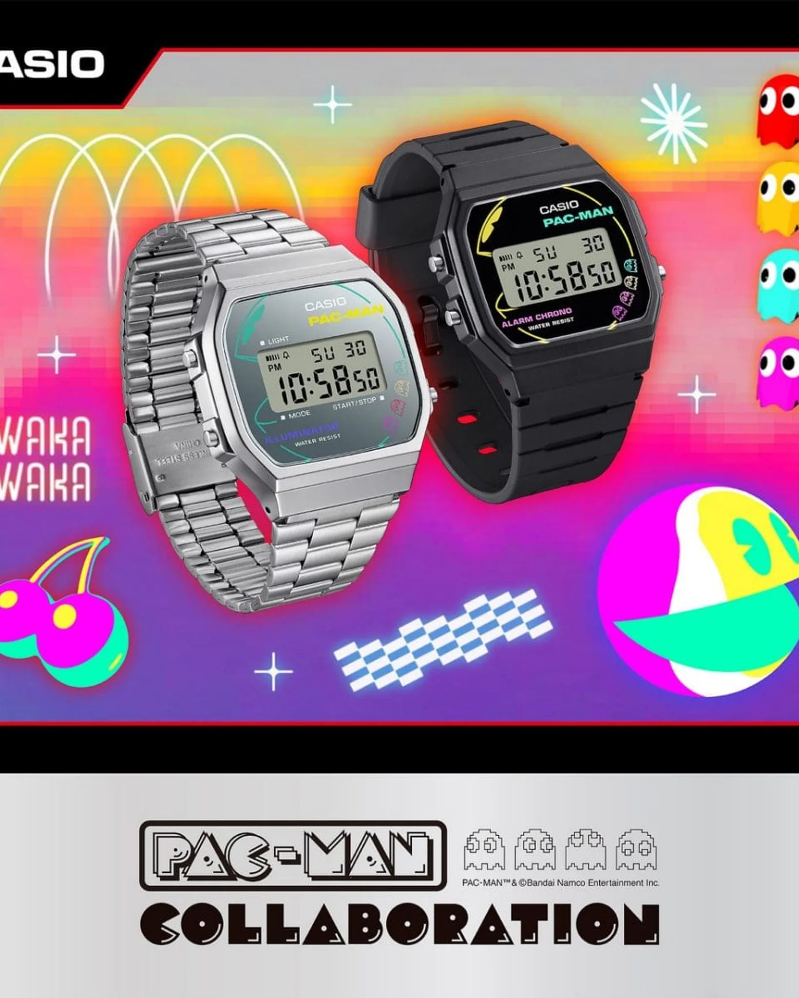 Casio x PAC-MAN A168WEPC-7A Watch - Image 8