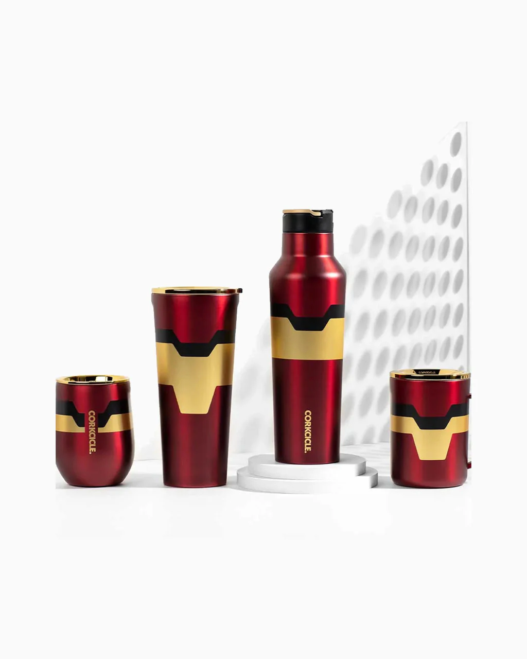 Corkcicle Stemless 12oz - Marvel Iron Man - Image 4