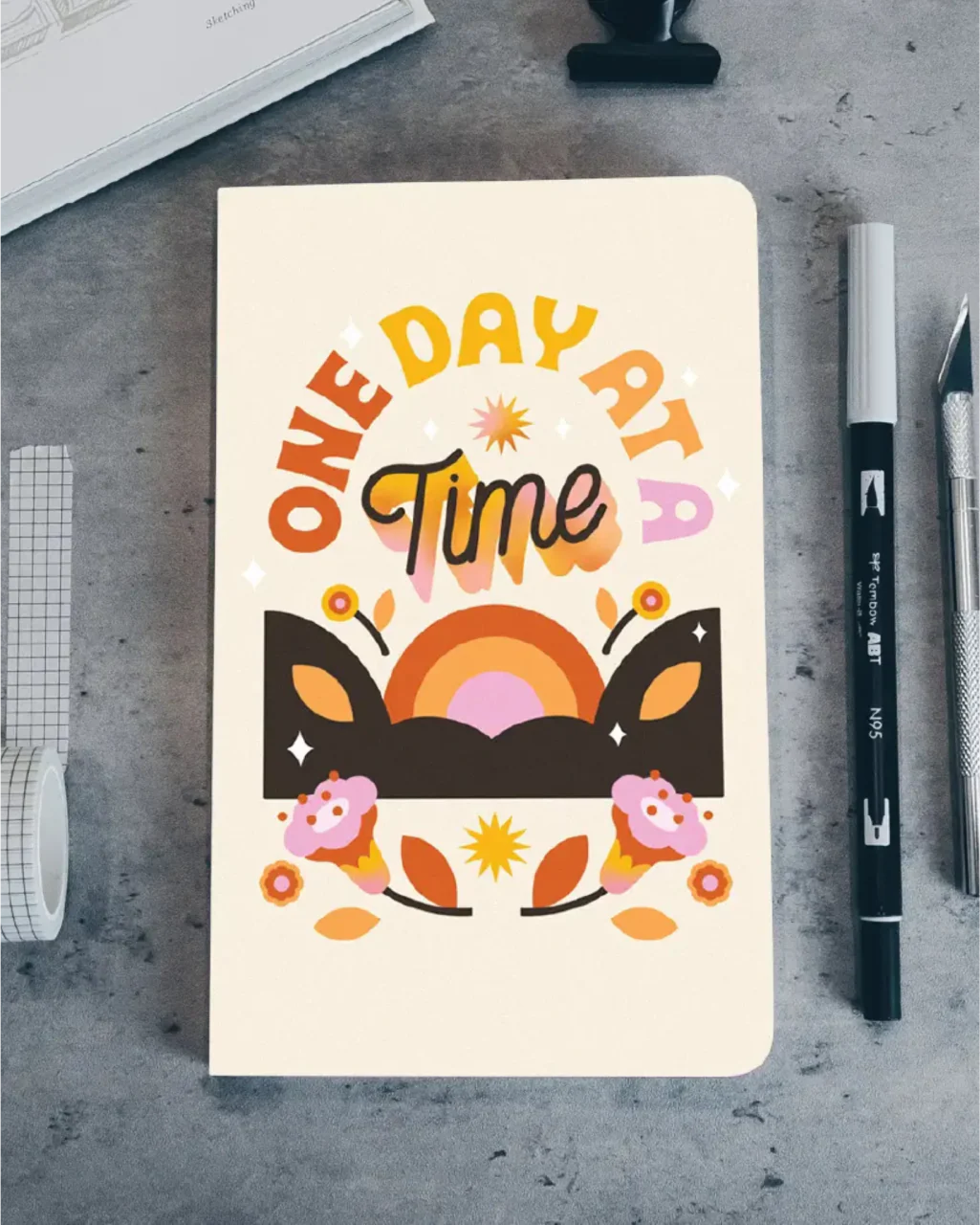 Denik Layflat Notebook - Lined - Image 3