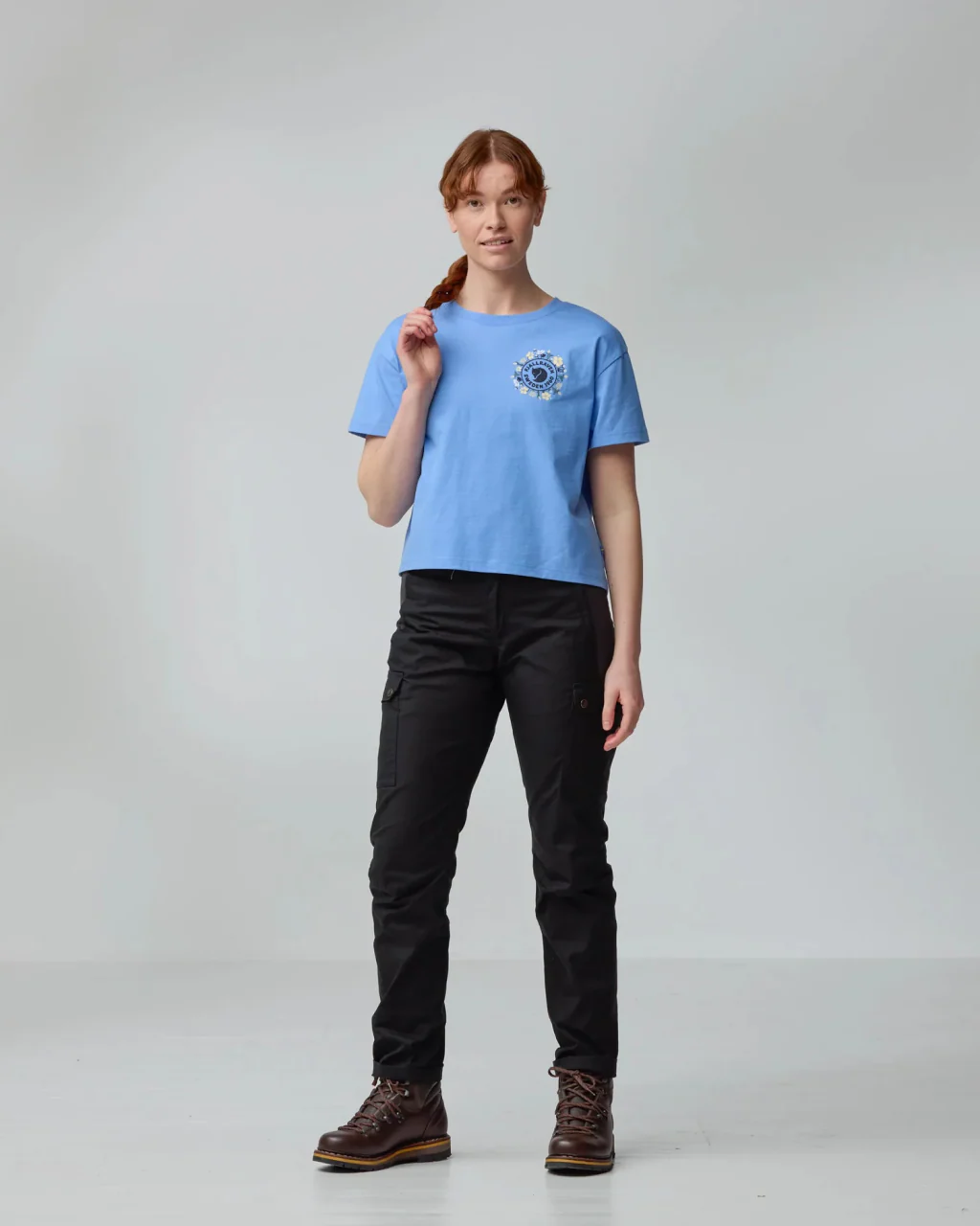 Fjallraven Fjällblomster Logo T-shirt - Women's - Image 8