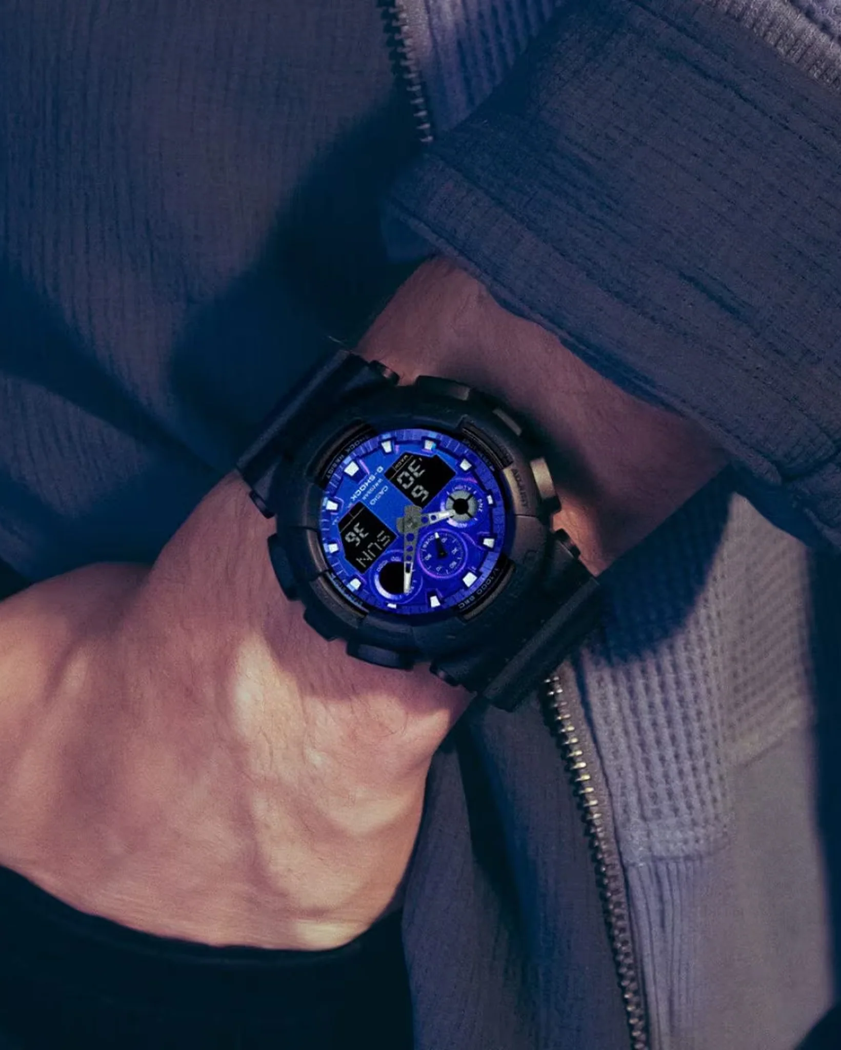 G-Shock GA100FL-1A Analog Digital Watch - Image 2