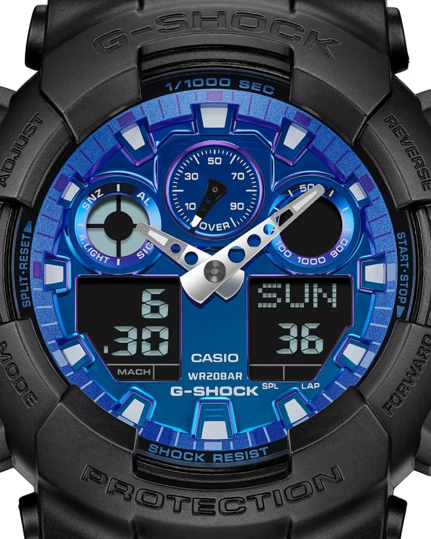 G-Shock GA100FL-1A Analog Digital Watch - Image 9