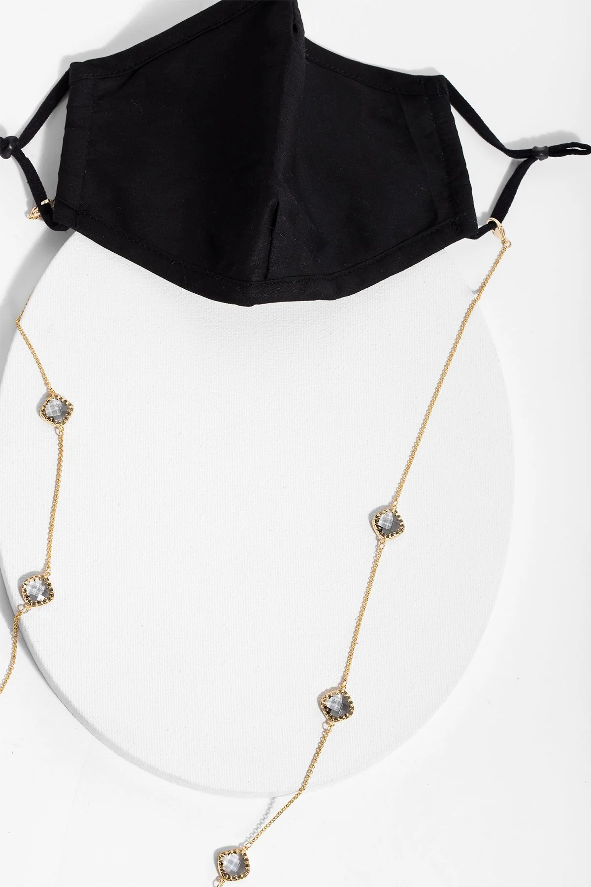 Gemstone Convertible Face Cover / Glasses Chain - Image 6