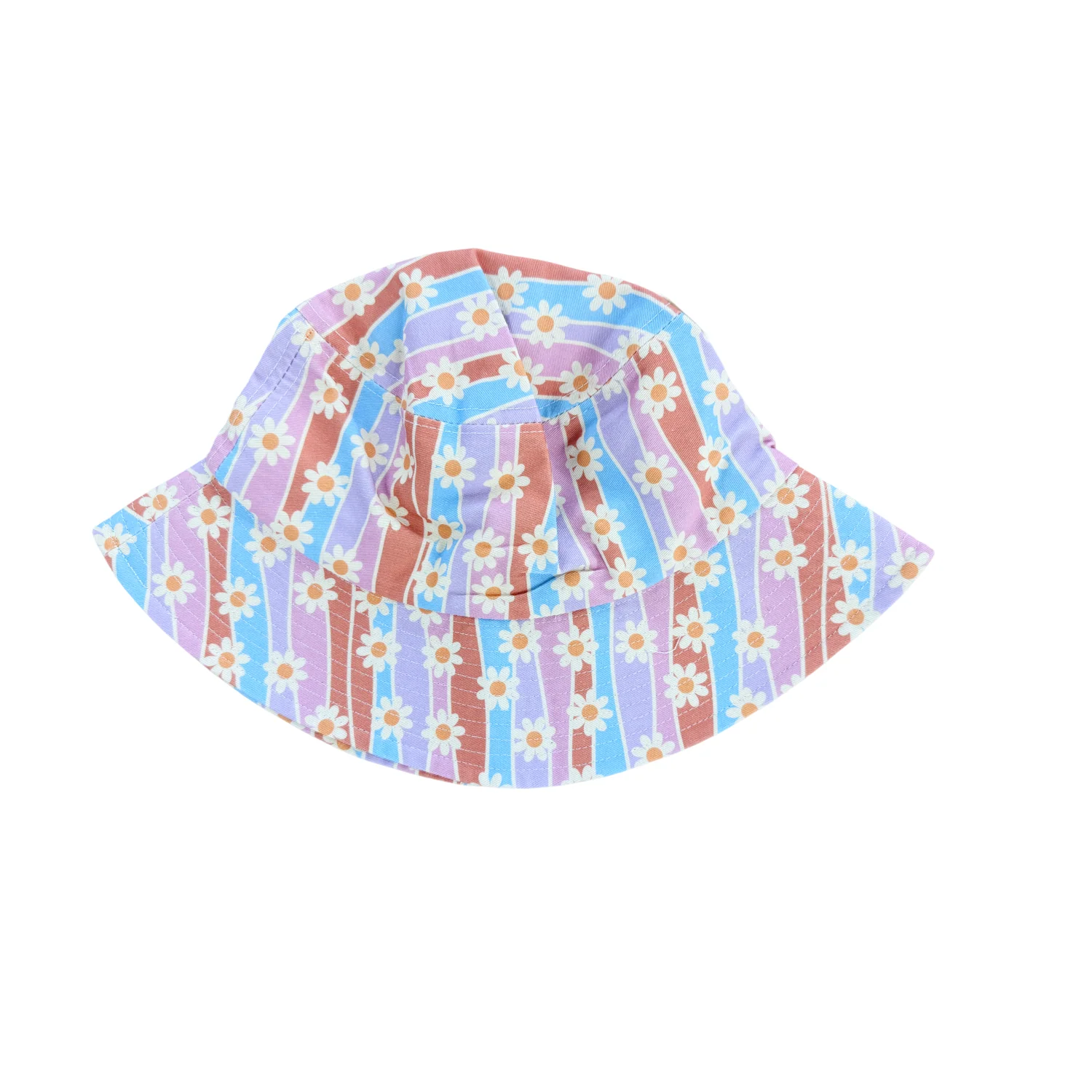 Katydid Vintage Bucket Hat - Pink Daisies - Image 3
