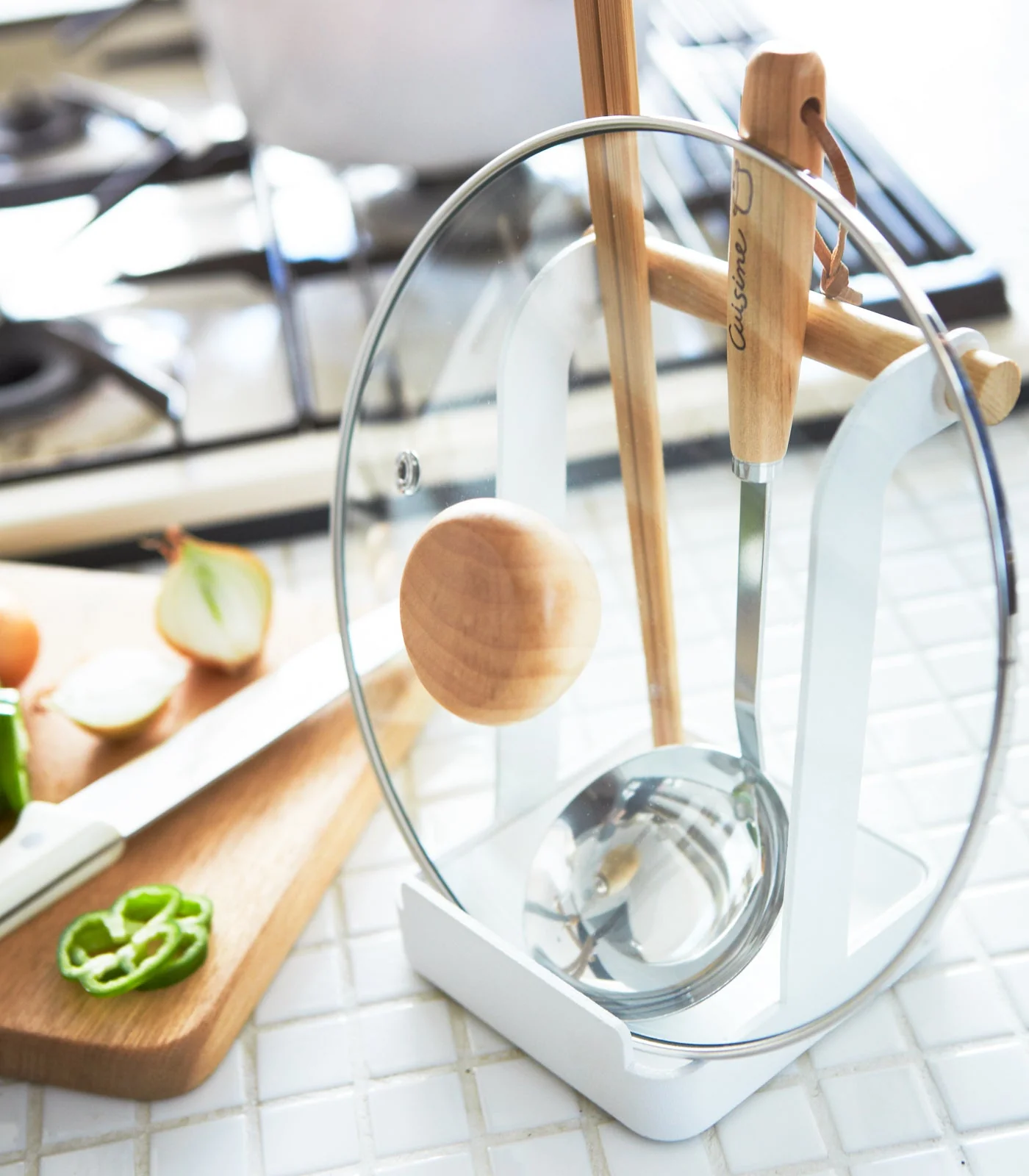 Yamazaki Home Lid & Ladle Stand - Image 4