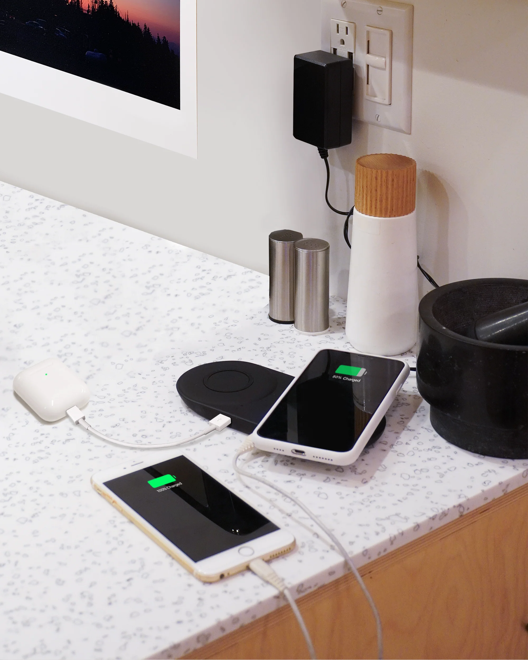 OCOMMO 4 in 1 Wireless Charging Pad for Android and Apple - Image 8