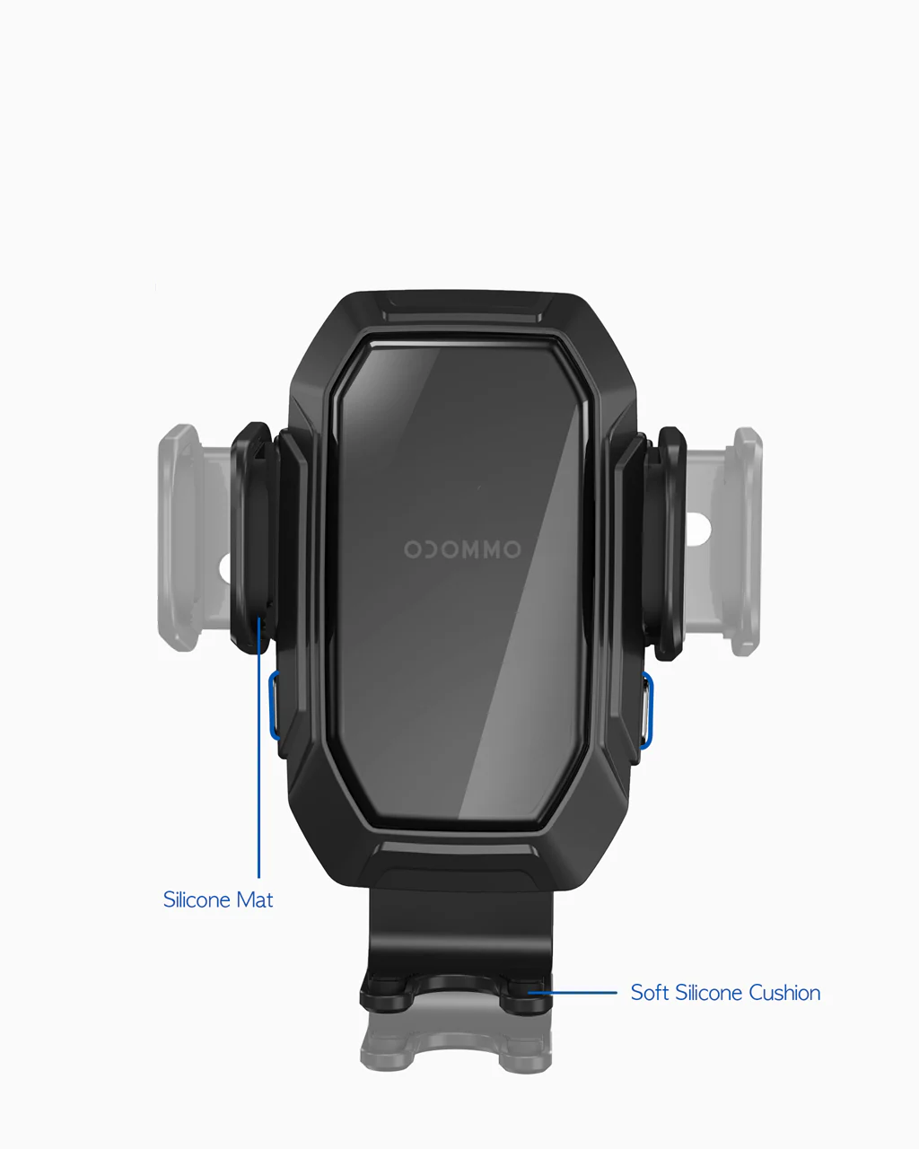 OCOMMO Qi Fast Wireless Car Charger - Glass - Image 5