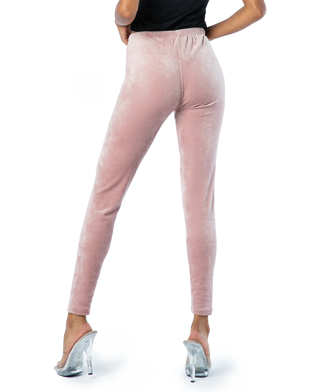 OCOMMO Velvet Leggings - One Size - Image 2