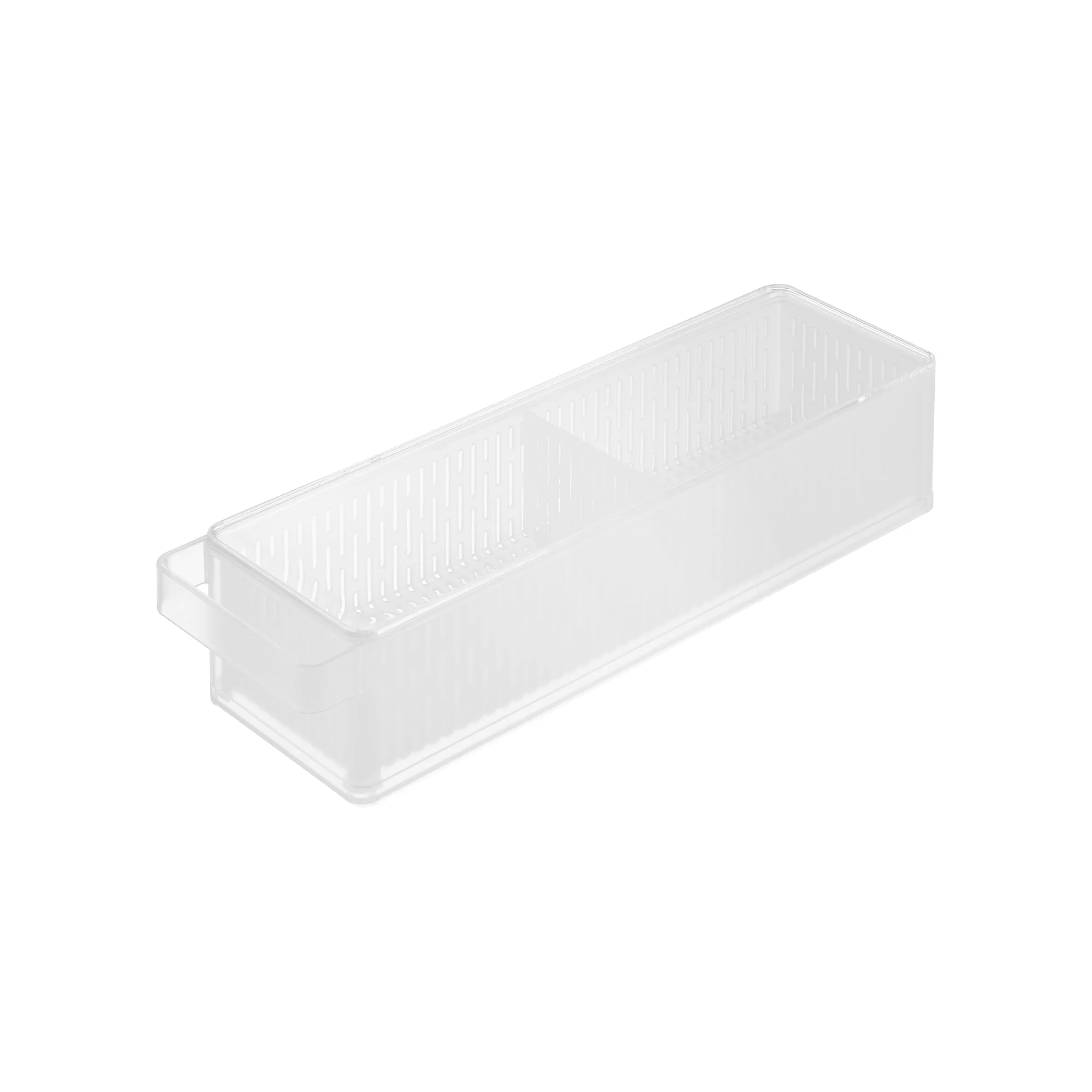 Yamazaki Home Refrigerator Colander with Lid and Divider - Image 6