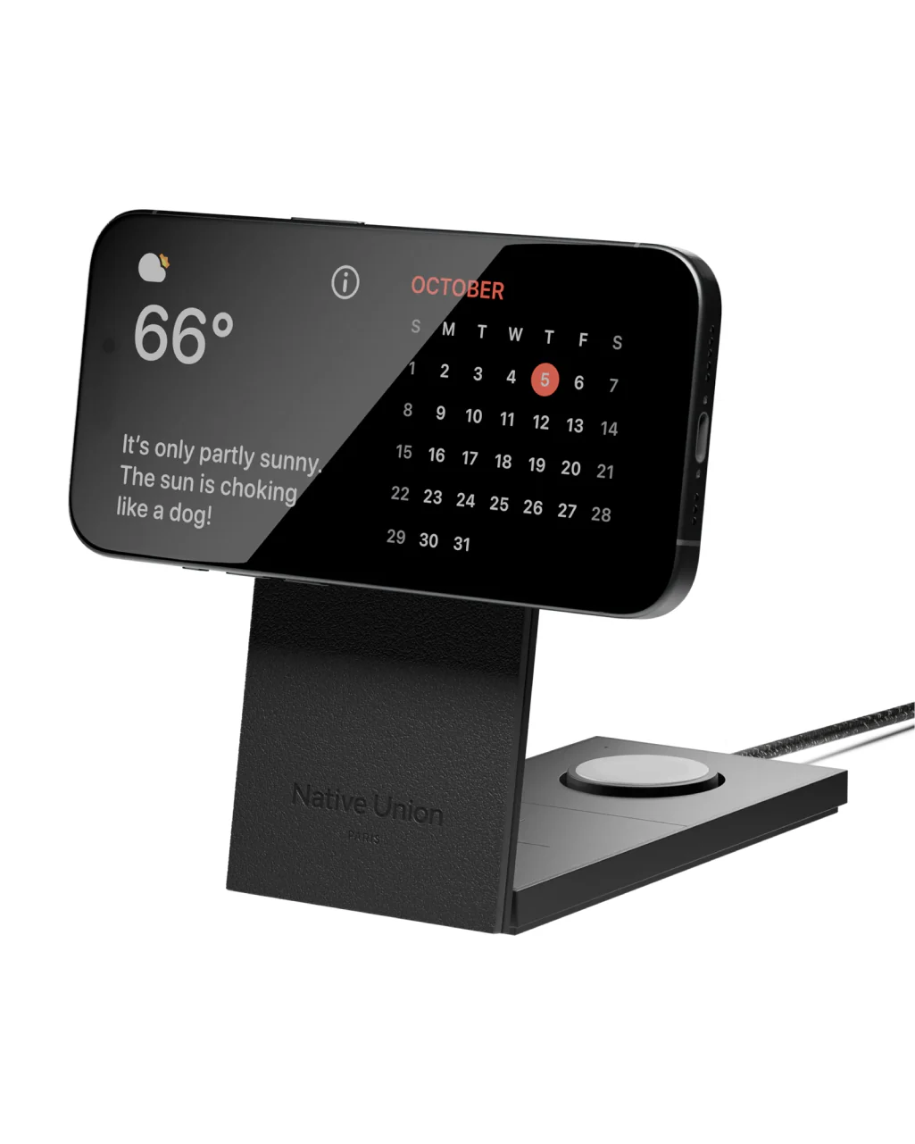 Native Union Rise 3-in-1 Magnetic Wireless Charger - Image 4