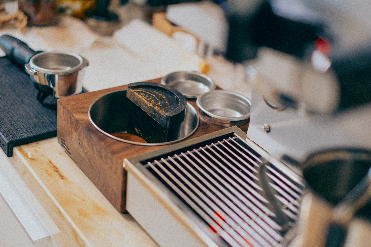 Saint Anthony Industries The Bloc Espresso Knock Box + Tamp Station - Image 3