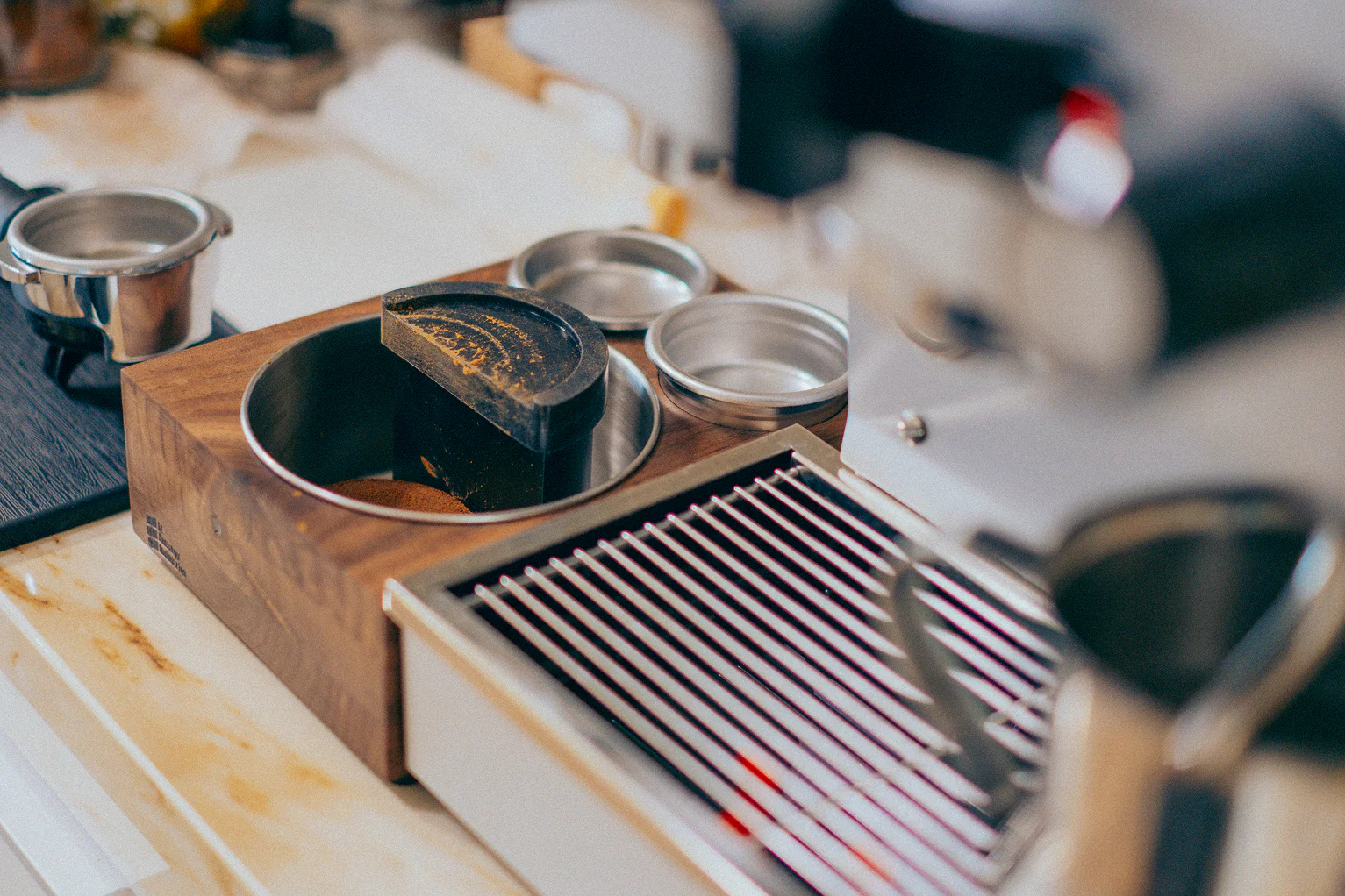 Saint Anthony Industries The Bloc Espresso Knock Box + Tamp Station - Image 5