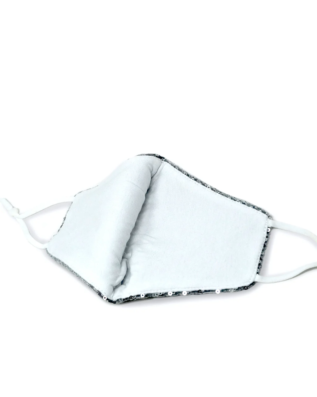 Sequin Fabric Double Layer Reusable Face Cover - Image 4