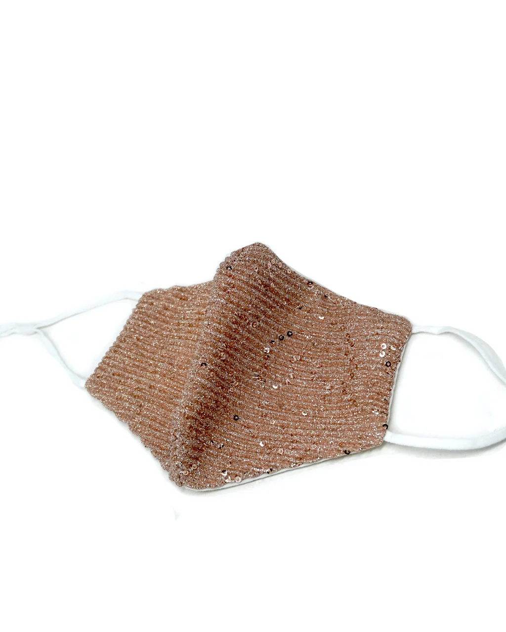 Sequin Fabric Double Layer Reusable Face Cover - Image 5
