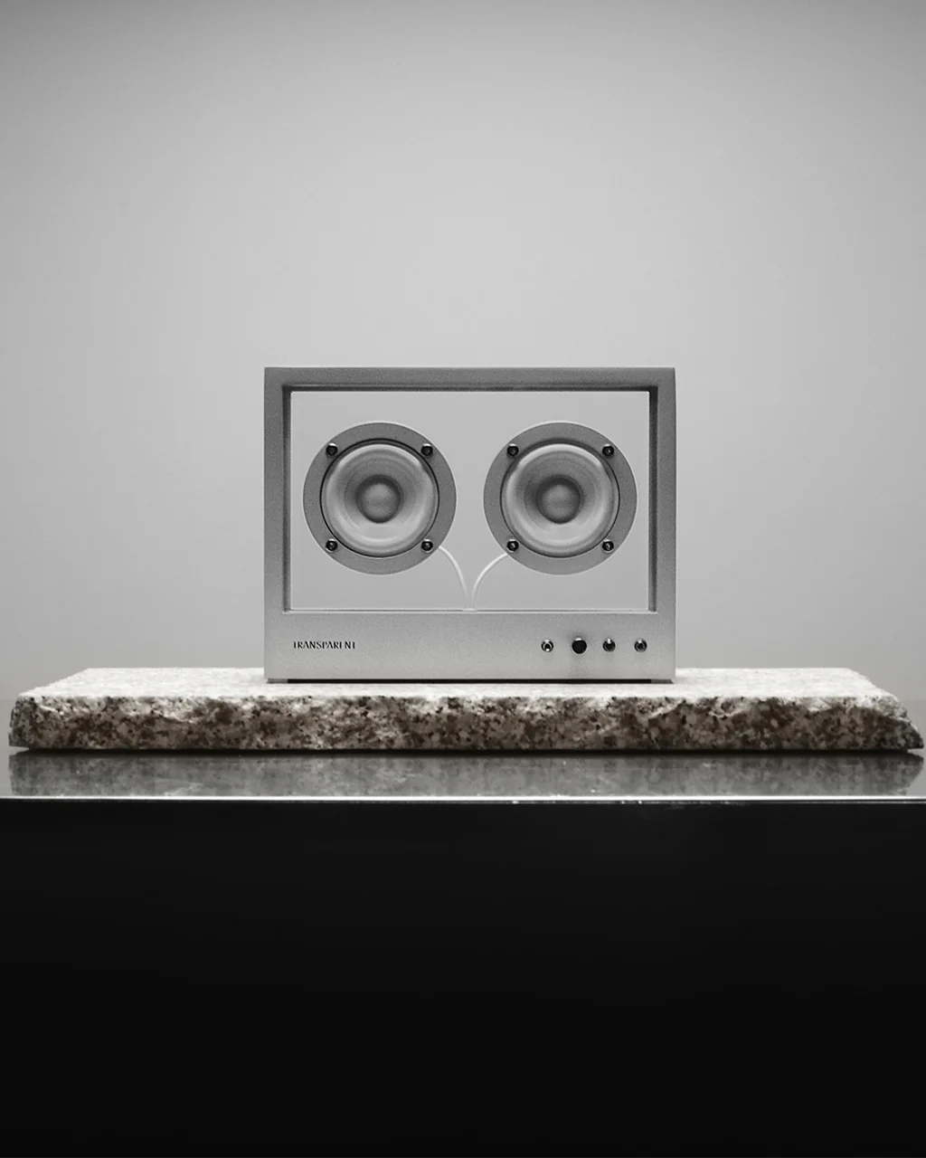 Small Transparent Speaker Metal - Image 4