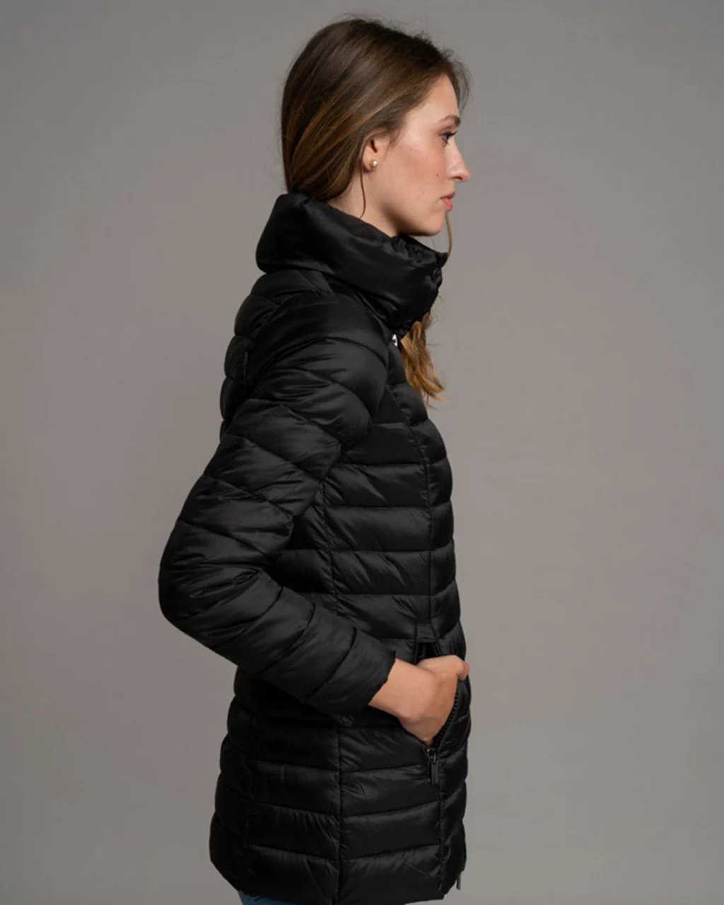 SMF Puffy Jacket - Black - Image 4
