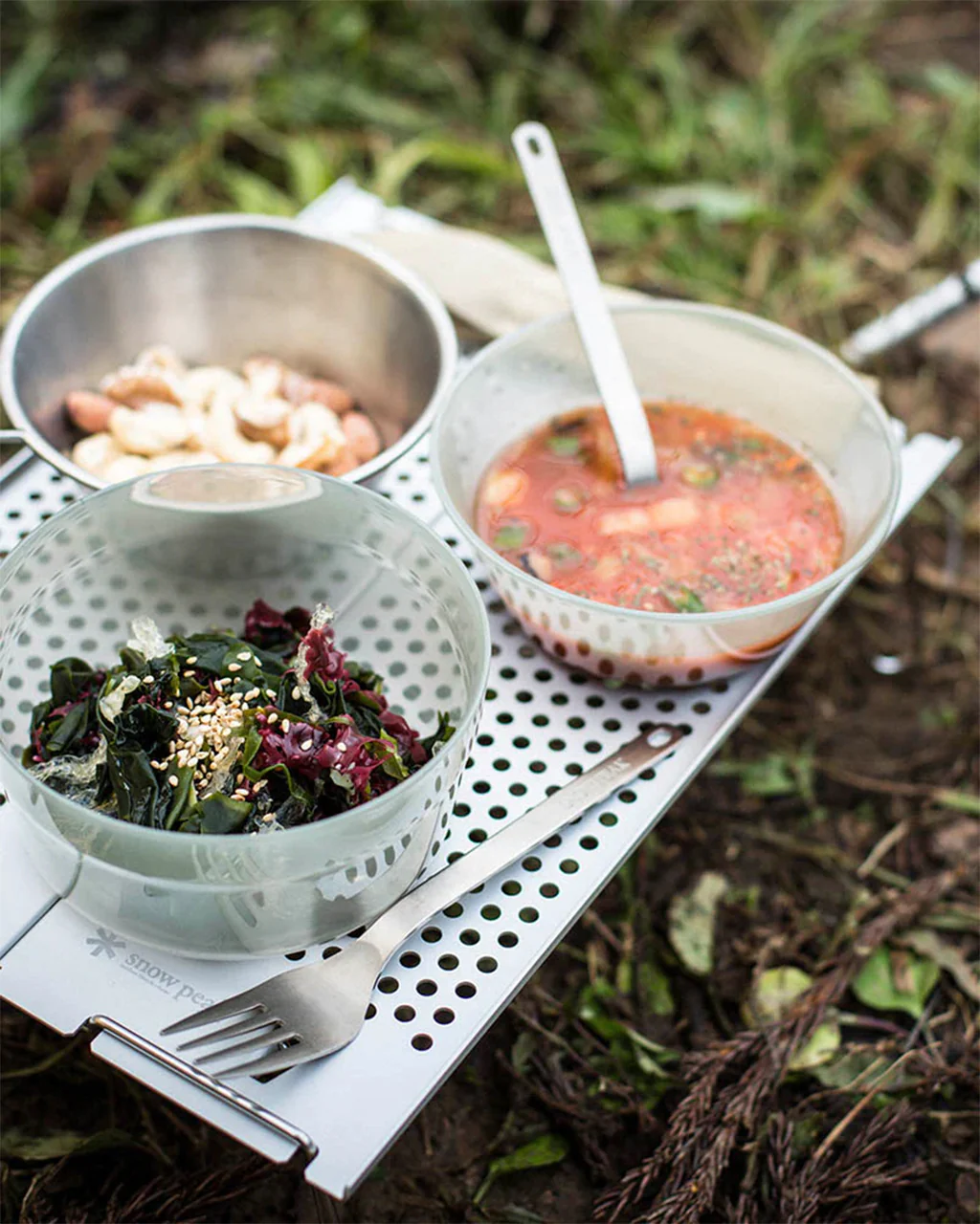 Snow Peak Titanium Fork and Spoon Set - Image 3