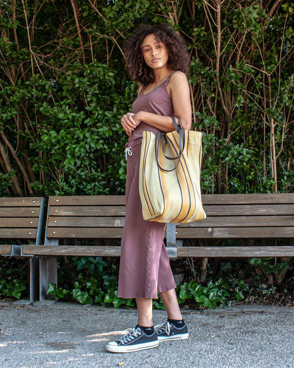 Spencer Devine Assam Market Bag Small - Made with 100% Recycled Plastic - Image 5