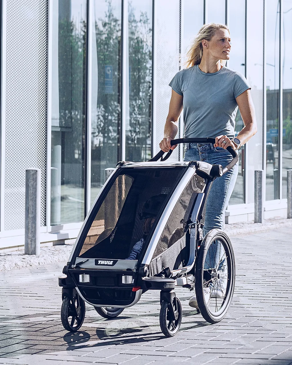 Thule Chariot Lite 1-Seat Multisport Bike Trailer - Image 3