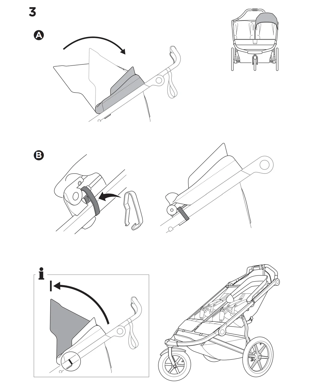 Thule Urban Glide 3 Double Car Seat Adapter Universal - Image 5