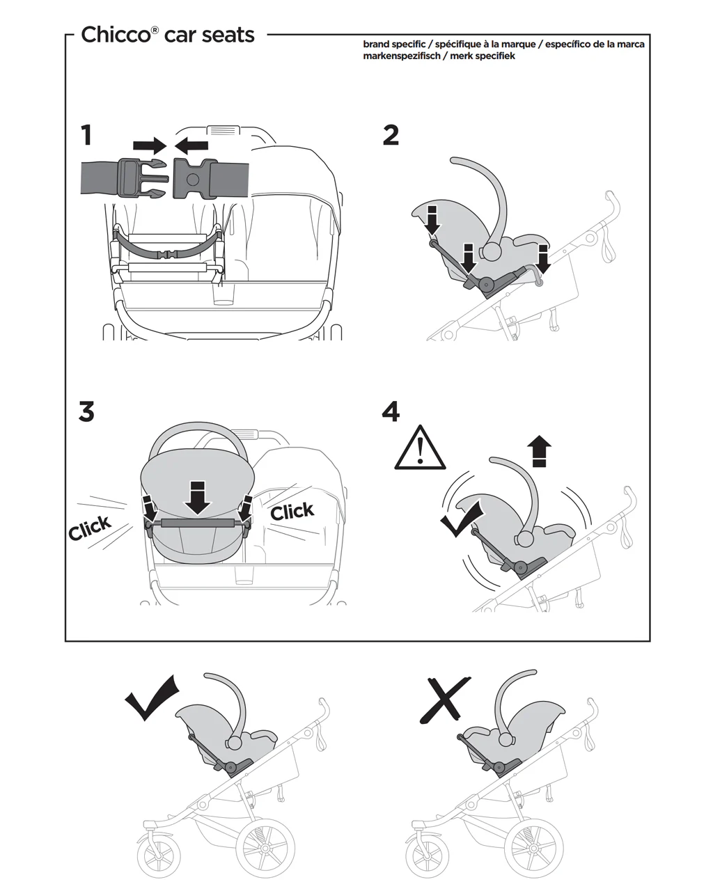Thule Urban Glide 3 Double Car Seat Adapter Universal - Image 9