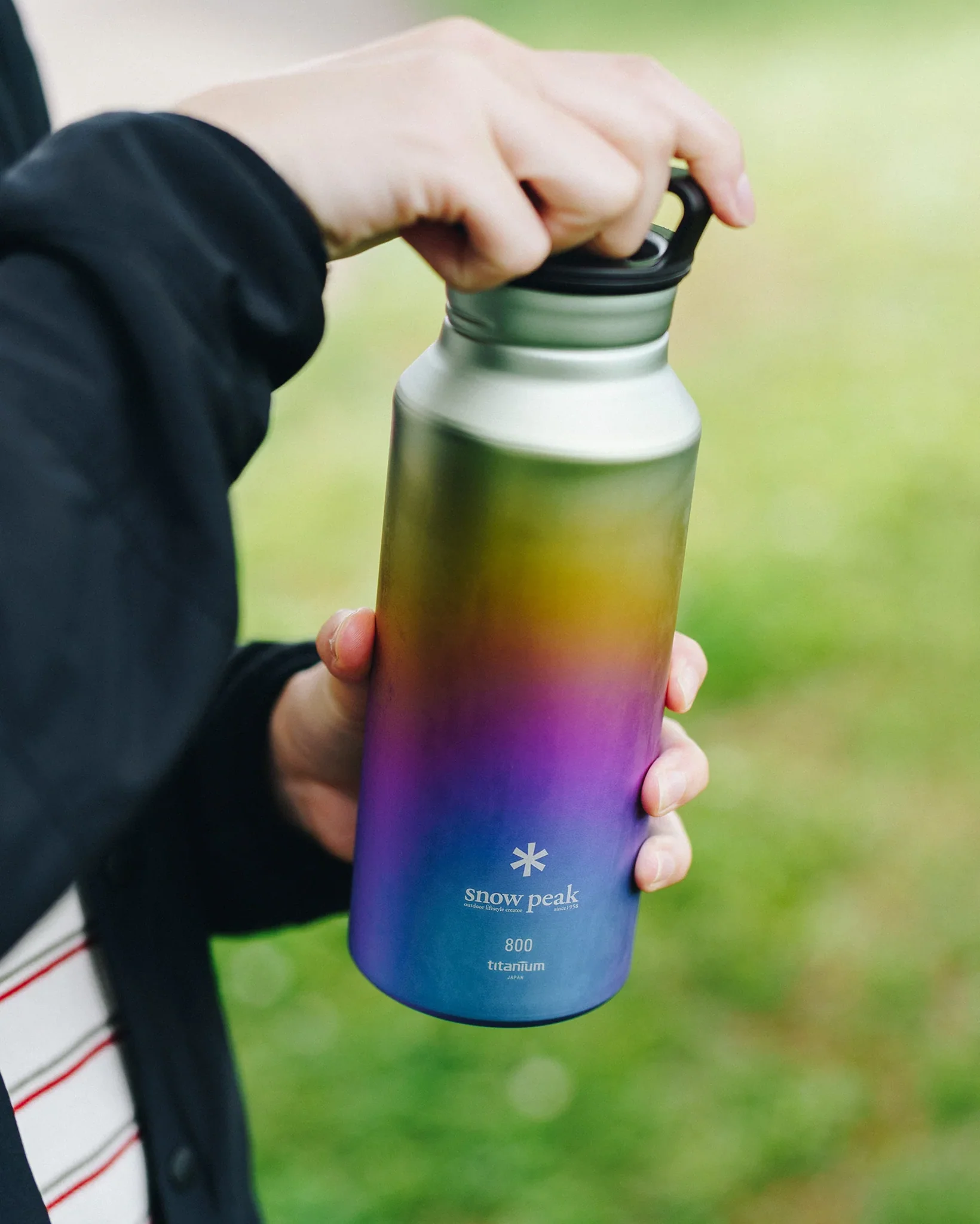 Snow Peak Ti Aurora Bottle 800 - Image 2